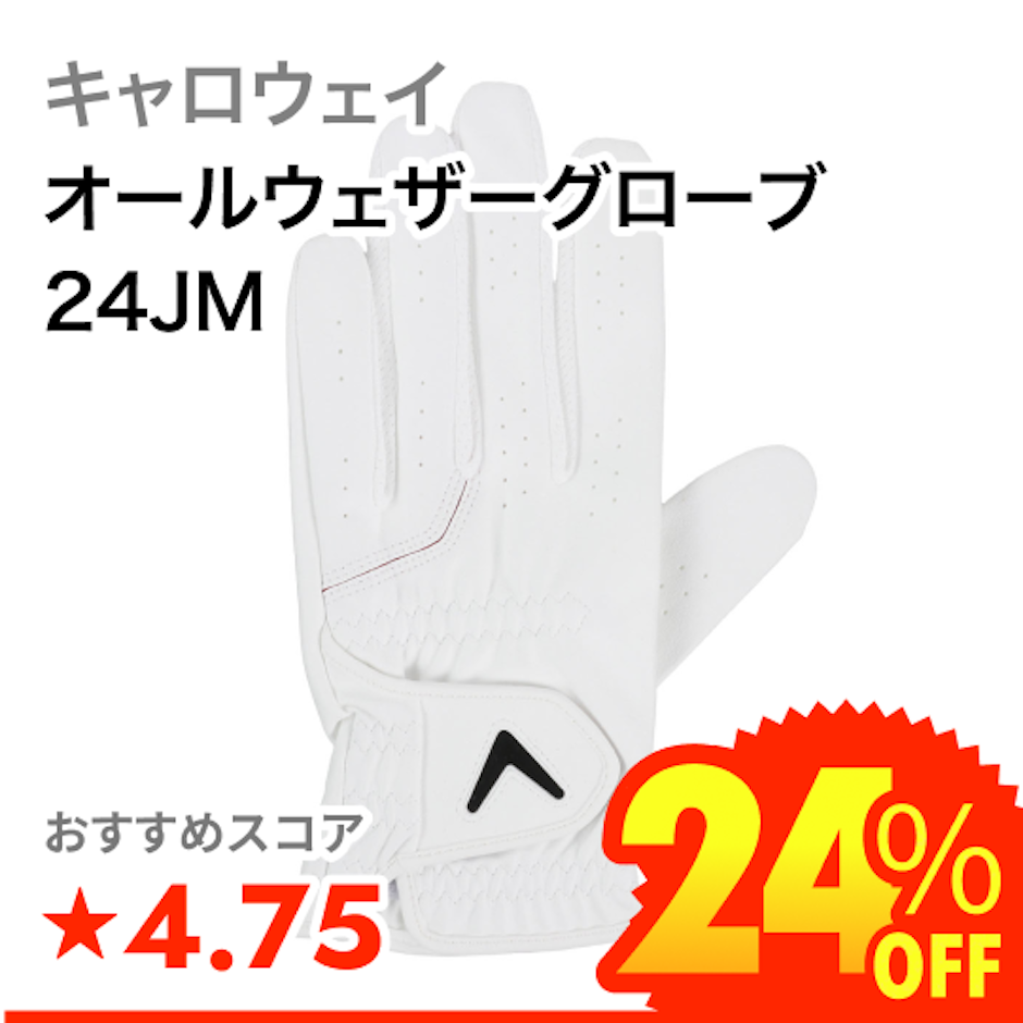 キャロウェイ オールウェザーグローブ 24JM 1枚目