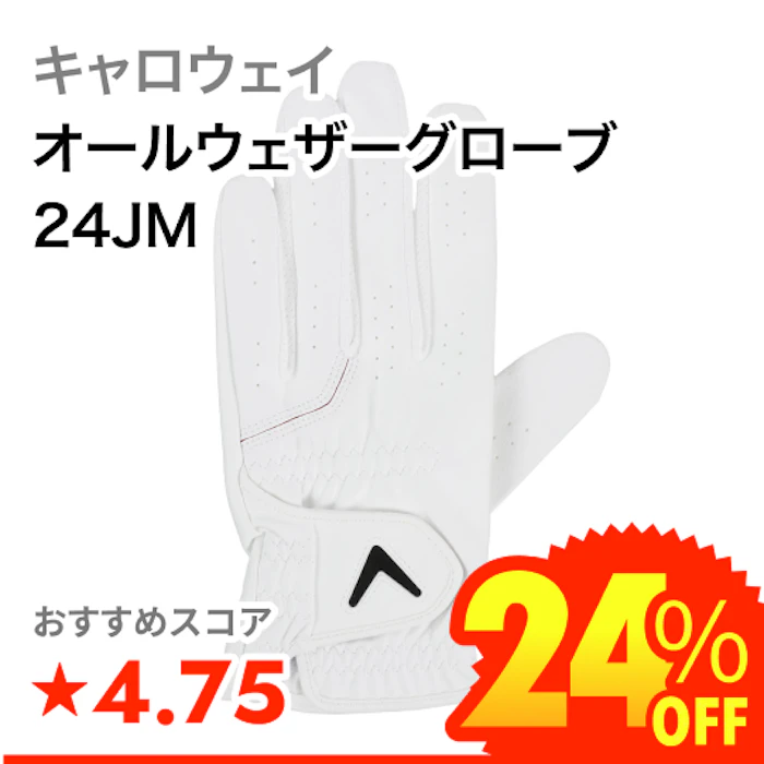キャロウェイ オールウェザーグローブ 24JM 1枚目