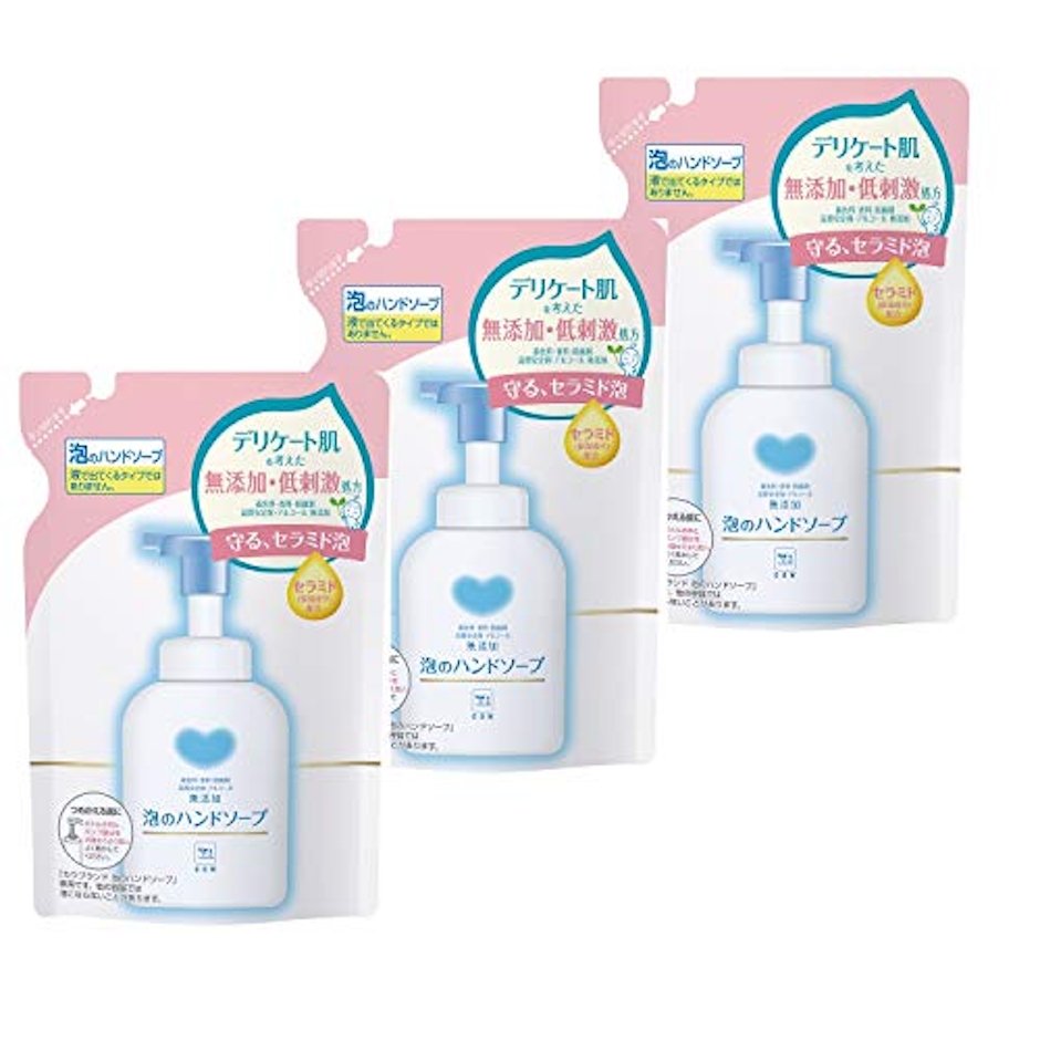 カウブランド 無添加 泡のハンドソープ つめかえ用 320ml×3個 320ミリリットル (x 3) 2枚目