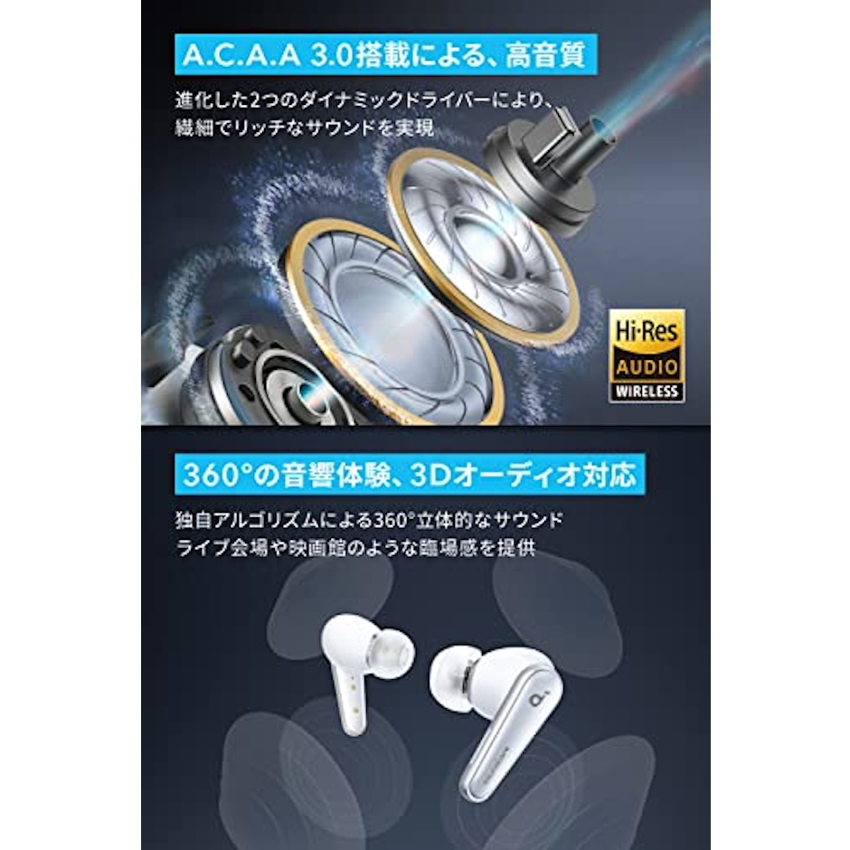 アンカー Anker Soundcore Liberty 4(ワイヤレスイヤホン Bluetooth 5.3) 6枚目
