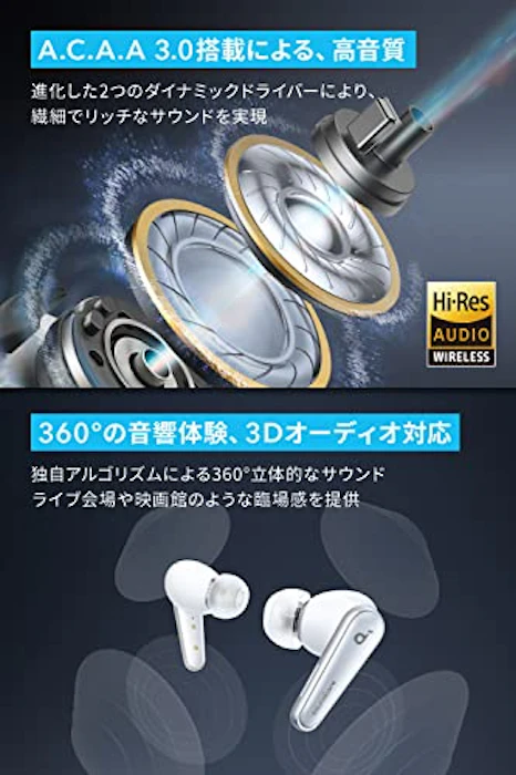 アンカー Anker Soundcore Liberty 4(ワイヤレスイヤホン Bluetooth 5.3) 6枚目