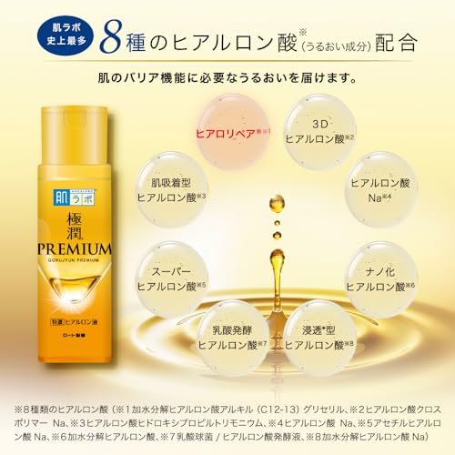 肌ラボ 極潤プレミアム ヒアルロン液 化粧水 170ml×本体2個セット +極潤サシェット付【Amazon.co.jp限定品】 3枚目