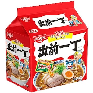 日清 出前一丁 しょうゆ味 5食パック 1枚目