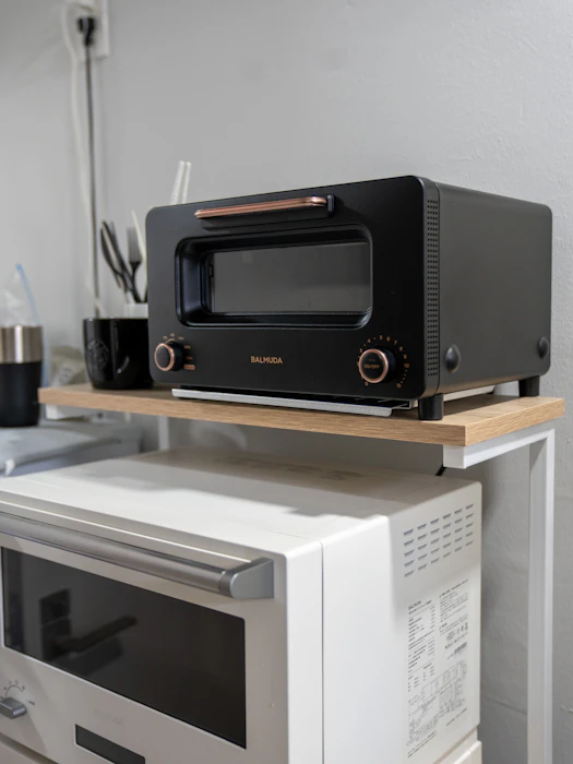 BALMUDA バルミューダ バルミューダ トースター オーブントースター おしゃれ スチーム ザ・トースター プロ BALMUDA The Toaster Pro K05A-SEスチームトースター 小型 結婚祝い 黒 食パン◇サラマンダー プロモデル 送料無料 P5 1枚目