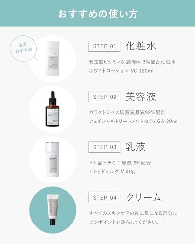 KisoCare [No.062] バランシングクリーム AZ2 20g 純アゼライン酸 20% -保湿成分配合 肌悩みをマルチケア- 6枚目