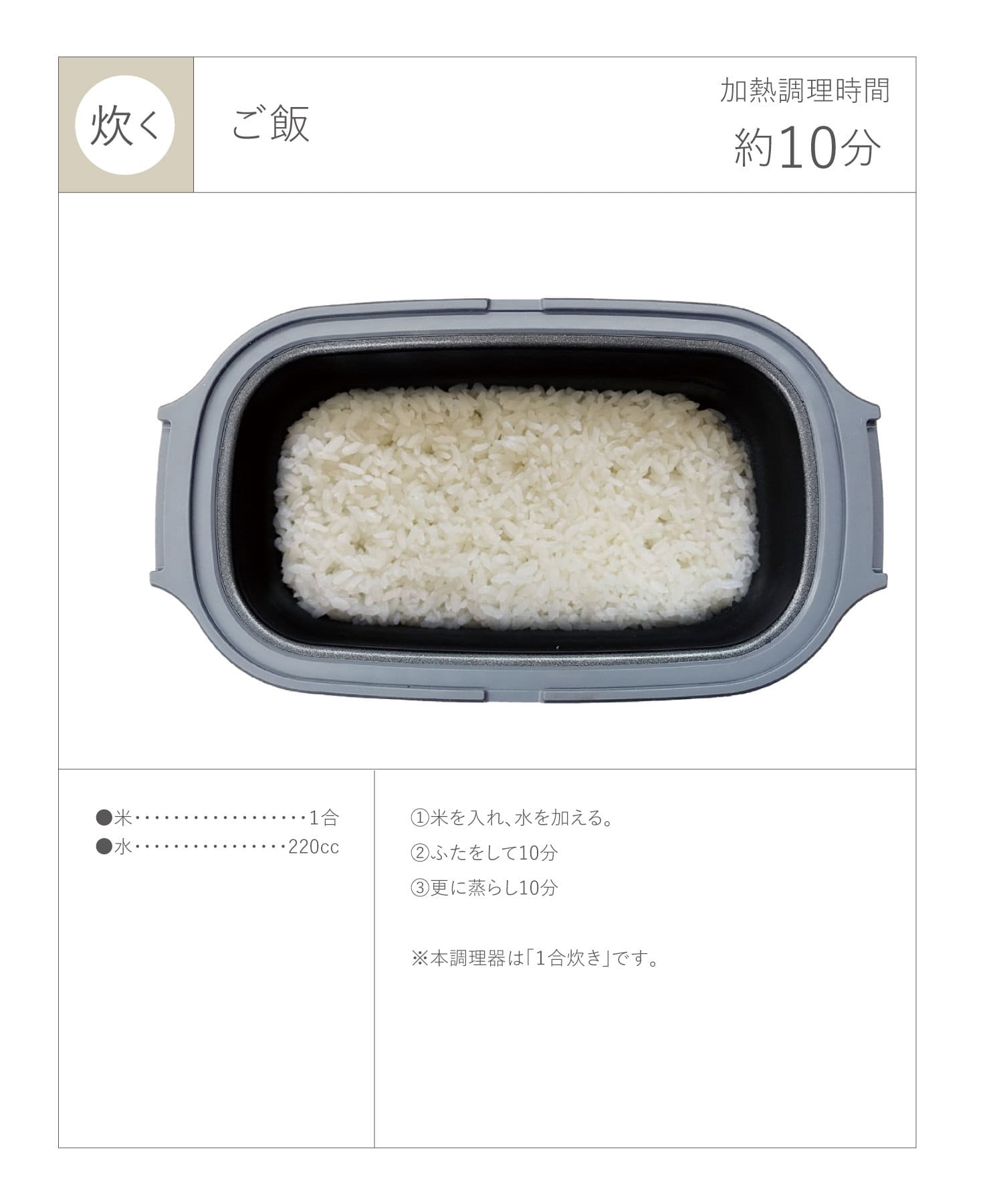 3COINS 電子レンジ調理器	 10枚目