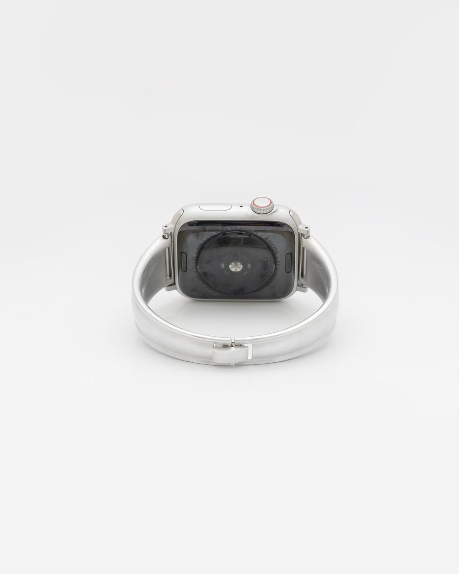 h'eres Apple Watch vintage - like silver band 6枚目