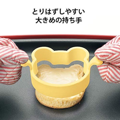貝印 KAI ホットケーキ型 厚焼き ( ネコ・クマ ) リトルシェフクラブ キッチンツール DL7216 3枚目