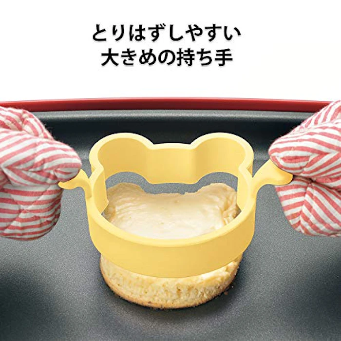 貝印 KAI ホットケーキ型 厚焼き ( ネコ・クマ ) リトルシェフクラブ キッチンツール DL7216 3枚目