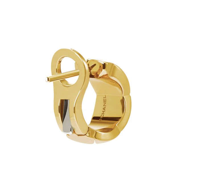 CHANEL ココ クラッシュコレクション イヤリング 18K イエローゴールド 3枚目