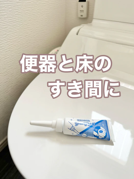 ターナー色彩(Turner Color) 便器のすき間シーリング 50g 日本製 68012400 ホワイト 5×16.5×高さ3cm 1枚目