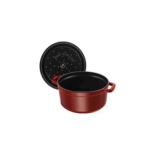 staub ストウブ 「 ピコ ココット ラウンド グレナディンレッド 24cm 」 大きい 両手 鋳物 ホーロー 鍋 IH対応 【日本正規販売品】 La Cocotte Round 40509-357 3枚目