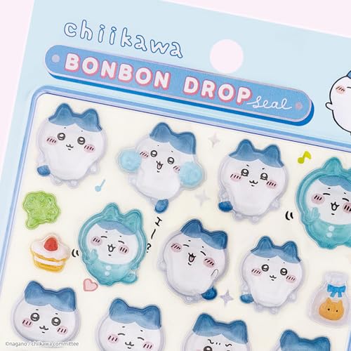 サンスター文具(Sun-Star Stationery) ちいかわ グッズ ボンボンドロップシール ハチワレ S8542902 5枚目