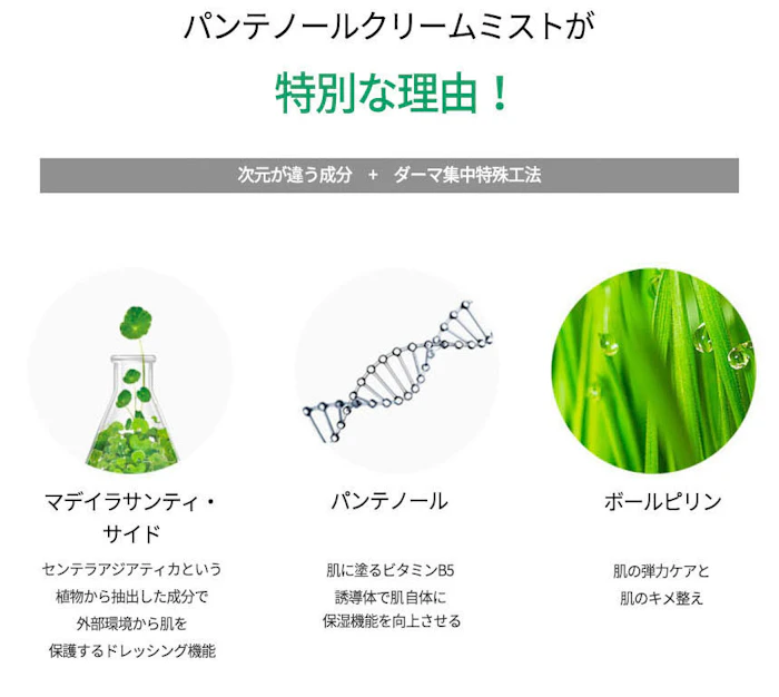 BOTANIC HEAL BOH ダーマインテンシブパンテノールクリームミスト 9枚目