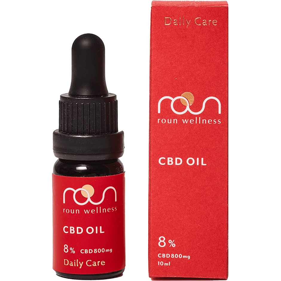 roun roun CBDオイル 8% 800mg 10ml 高濃度 国産 ブロードスペクトラム テルペン ラウン 植物由来100% オーガニックヘンプ使用 ベータカリオフィレン ミルセン cGMP認証 GMOフリー 1枚目