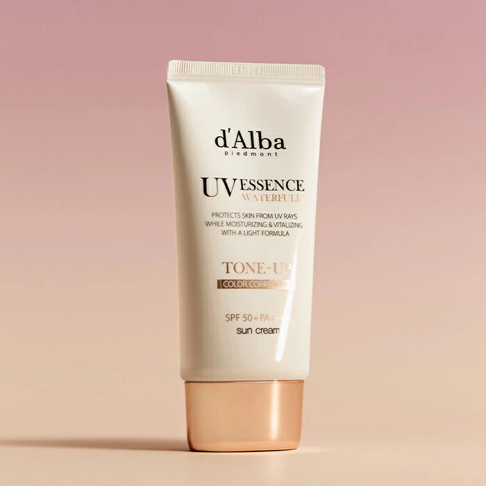 【 d'Alba ( ダルバ ) 公式 】【ウォータフル サンクリーム 50ml 選べる4種 】化粧下地 SPF50+ PA++++ 日焼け止め トーンアップ マイルド エッセンス エイジングケア UVカット 化粧下地 クリーム 敏感肌 下地 血色感 透明感 韓国コスメ dAlba dalba 4枚目