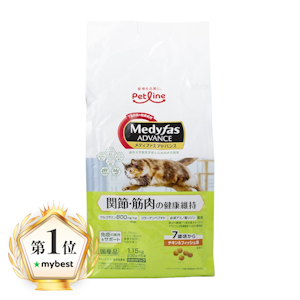 ペットライン 関節・筋肉の健康維持 7歳頃から チキン&フィッシュ味 1枚目