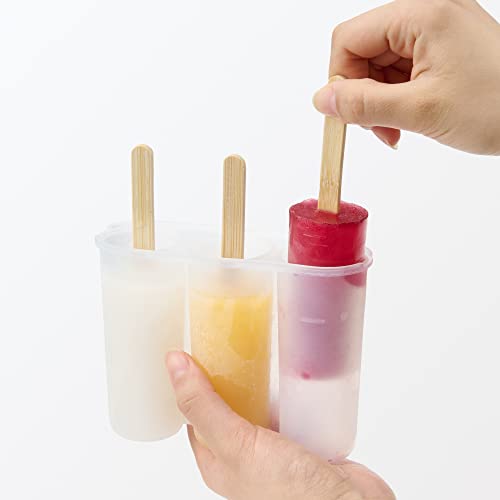 無印良品 アイスバーも作れる製氷器 14.3×4.4×1cm シリコーン製 3個用 44172803 8枚目
