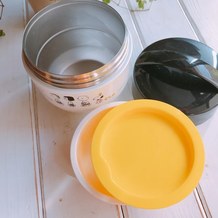 スケーター 保温弁当箱 丼型 540ml スヌーピー 2枚目