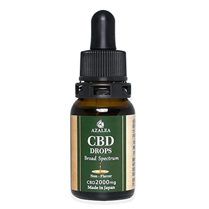 Azalea Azalea CBDオイル 高濃度20% CBD2000mg配合 日本CBD協会検査済み 国内製造 内容量10ml ブロードスペクトラム原料 (Non-Flavor無香料) 1枚目
