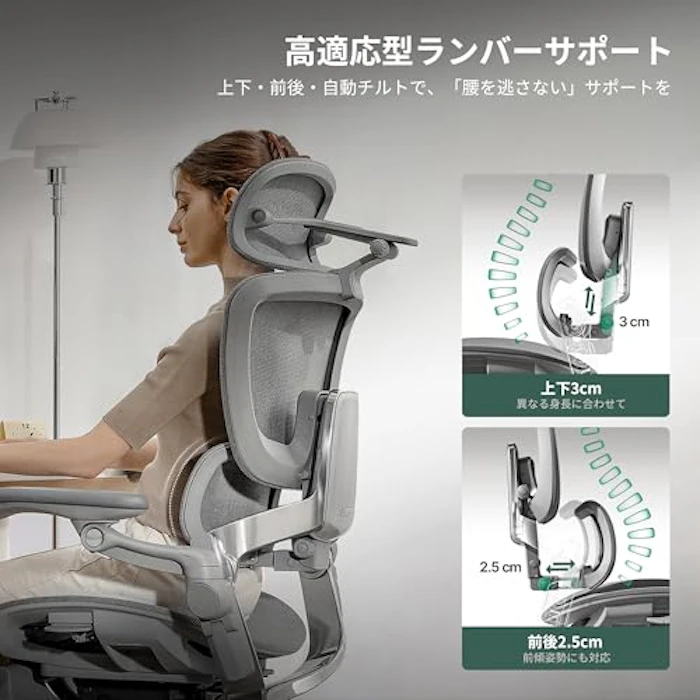 Hinomi オフィスチェア 6枚目