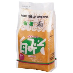 やさか オーサワジャパン 有機白みそ 冷蔵 500g 1枚目