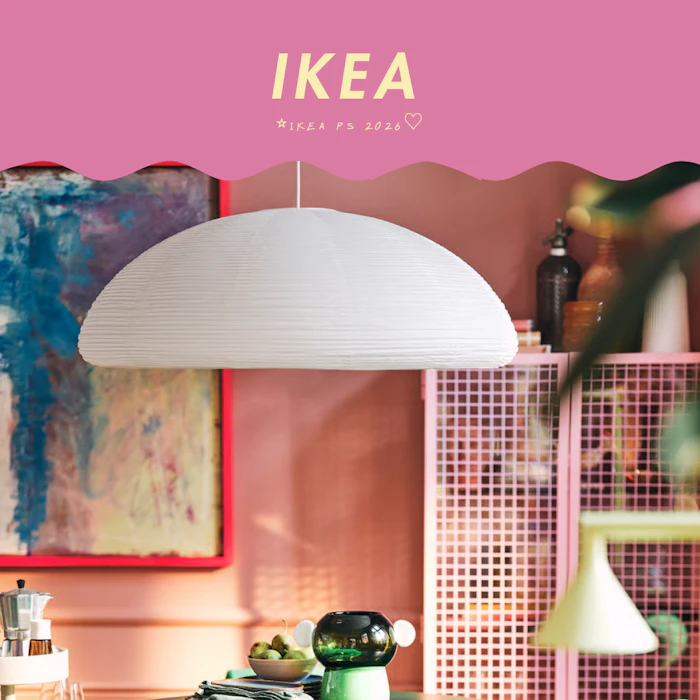 IKEA IKEA PS 2026 ペンダントランプシェード ハンドメイド ホワイト90 cm 1枚目