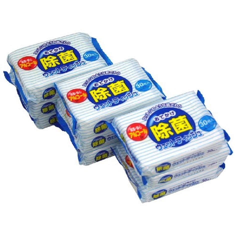 ライフ堂 除菌おでかけウェットティッシュ 1枚目