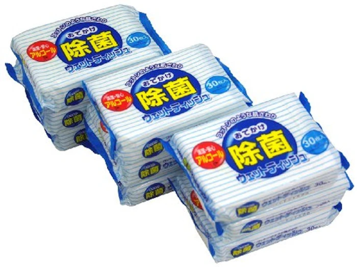ライフ堂 除菌おでかけウェットティッシュ 1枚目