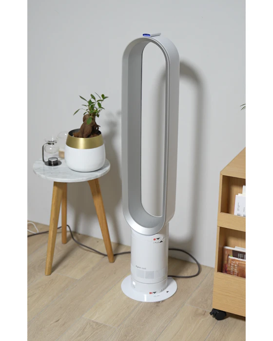 Dyson ダイソン Dyson AM09 Fan Heater, white/nickel by Dyson(ホワイト) 1枚目