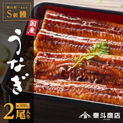【ふるさと納税】 横山桂一さんのS級鰻 大 長蒲焼き 2尾 300g | ふるさと納税 うなぎ 高級 ウナギ 鰻 国産 蒲焼き 蒲焼 鹿児島 大隅 大崎町 ふるさと 人気 送料無料 1枚目