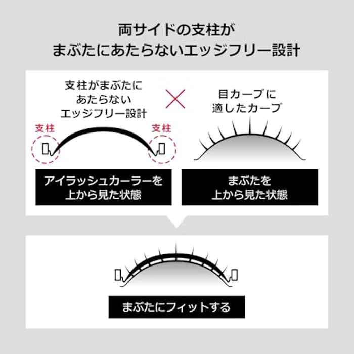 マキアージュ エッジフリー アイラッシュカーラー 3枚目