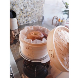 【送料無料】竹美TAKEMI せいろ 20cm 竹 蒸し器 中華せいろ 2段 セイロ 蒸し器 蒸篭 蒸籠 天然木 2段セット ヘルシー 点心 飲茶 小籠包 しゅうまい おこわ 蒸し料理 温野菜 プリン 茶わん蒸し 竹製 SDGs 脱プラ エシカル 1枚目