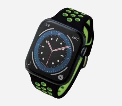 ELECOM エレコム　Apple Watch バンド  AW-45BDSCNBK2 1枚目