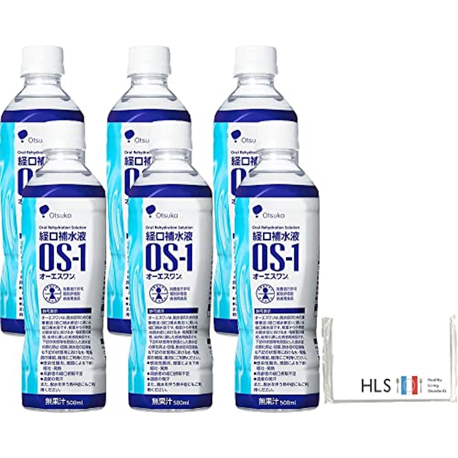 経口補水液 OS-1 オーエスワン 500ml × 6本 オリジナルポケットティッシュ付き 1枚目