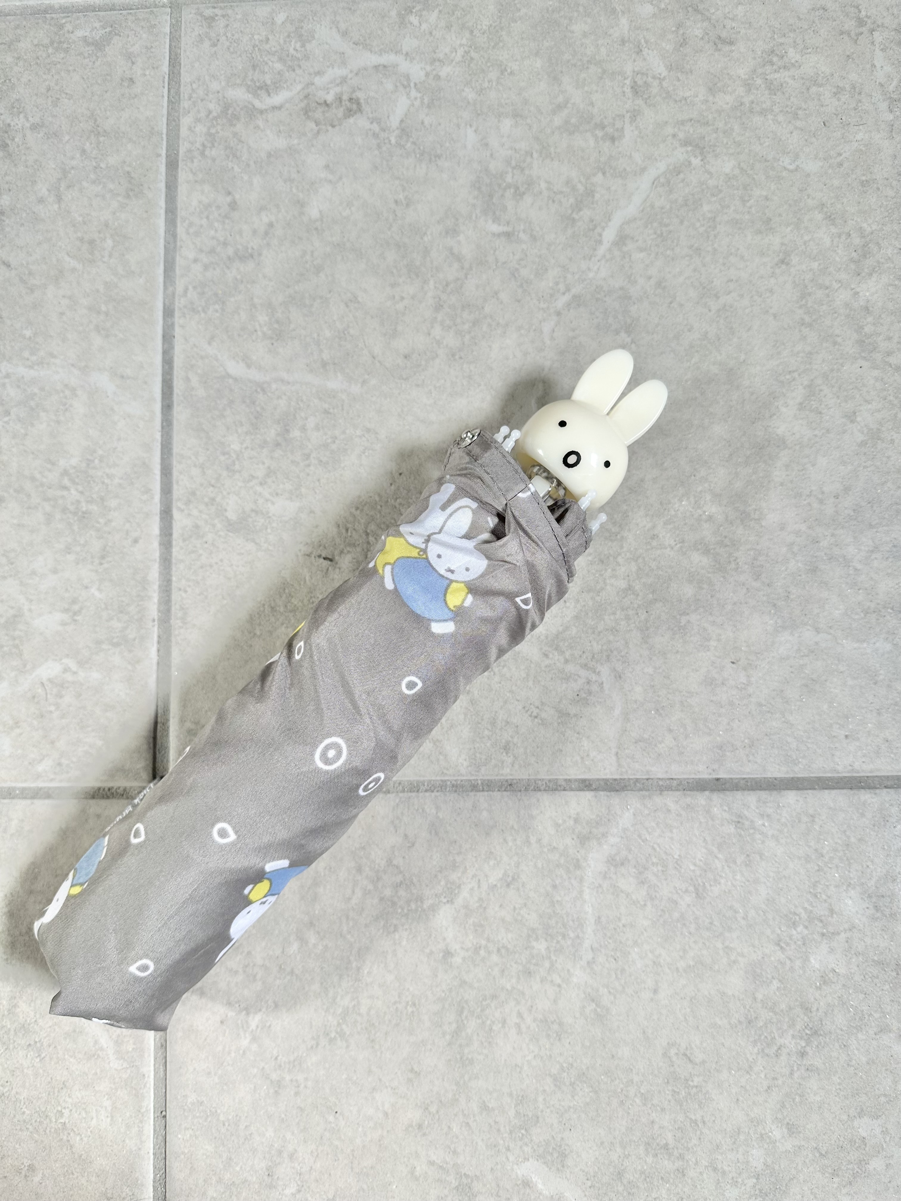 ミッフィー miffy 折りたたみ 傘 レディース キッズ 55cm 手開き 軽量 耐風 雨傘 ミニ コンパクト 子供 ジュニア ボリス  4枚目