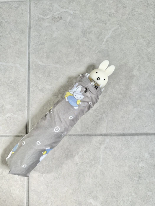 ミッフィー miffy 折りたたみ 傘 レディース キッズ 55cm 手開き 軽量 耐風 雨傘 ミニ コンパクト 子供 ジュニア ボリス 4枚目