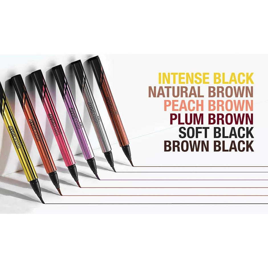 MAYBELLINE NEW YORK ハイパーシャープ ライナー R BK-1 漆黒ブラック 8枚目