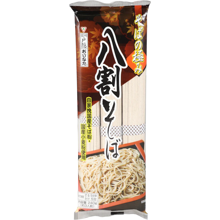 おびなた そばの極み 八割そば 1枚目