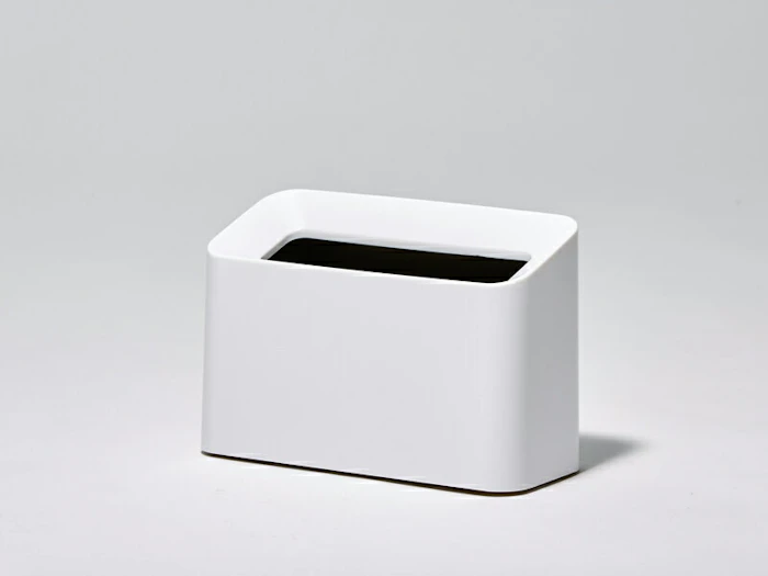 ideaco Tubelor Cotton Trash(チューブラーコットントラッシュ) ideaco無地タイプ ゴミ袋が見えない ごみ箱 ゴミ箱 くずかご ダストボックス おしゃれ コンパクト 小さい デザイン雑貨 寝室 リビング ベッドサイド 洗面所 洗面台 すっきり サニタリー 角型 4枚目