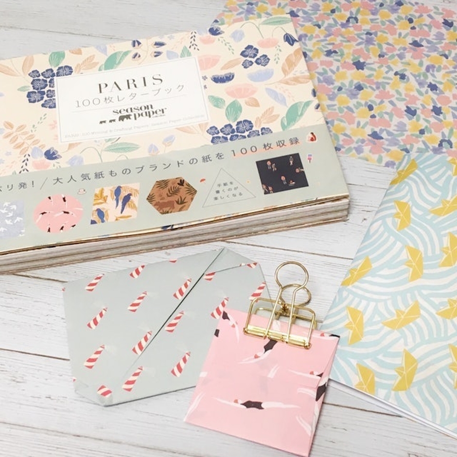 パイ インターナショナル PARIS 100枚レターブック Season Paper Collection 1枚目
