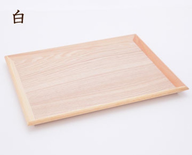かりん本舗 木製トレー 船型 大 40×30cm（白木） 3枚目