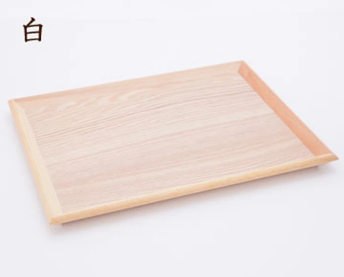 かりん本舗 木製トレー 船型 大 40×30cm(白木) 3枚目