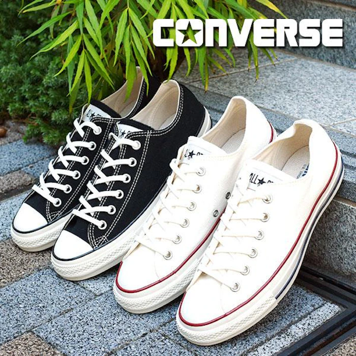 CONVERSE コンバース オールスター US OX スニーカー メンズ レディース CONVERSE ALL STAR キャンバス ブラック ホワイト/トリコ 1SD286 1SD287 シューズ 靴 定番 2枚目