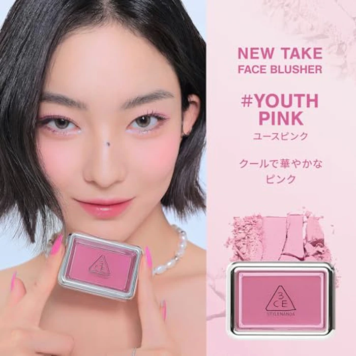 3CE ニューテイク フェイスブラッシャー ユースピンク 2枚目