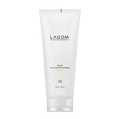 LAGOM ジェルトゥウォーター クレンザー ミモザの香り 朝用洗顔料 洗顔ジェル 220mL 2枚目
