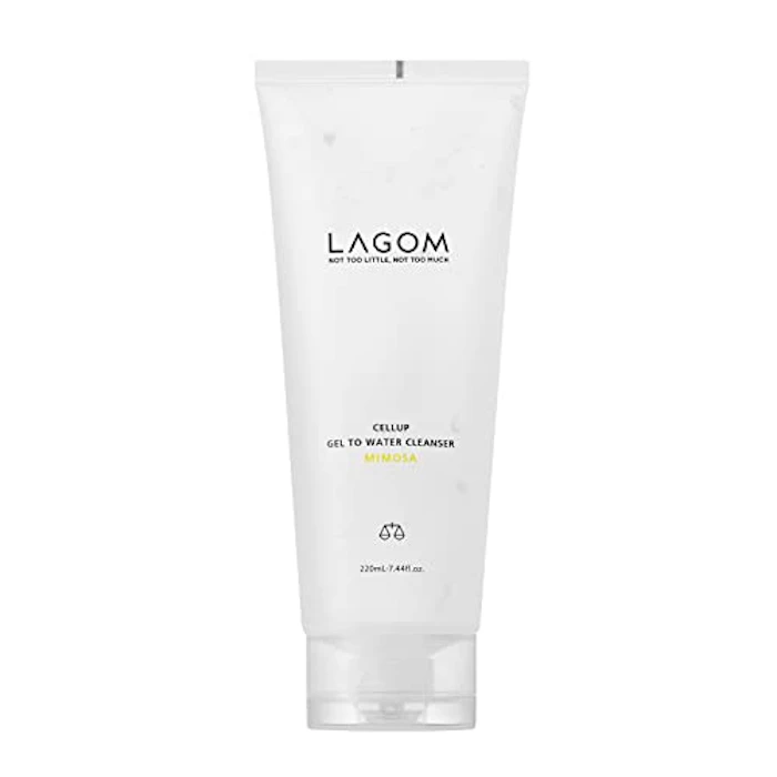 LAGOM ジェルトゥウォーター クレンザー ミモザの香り 朝用洗顔料 洗顔ジェル 220mL 2枚目