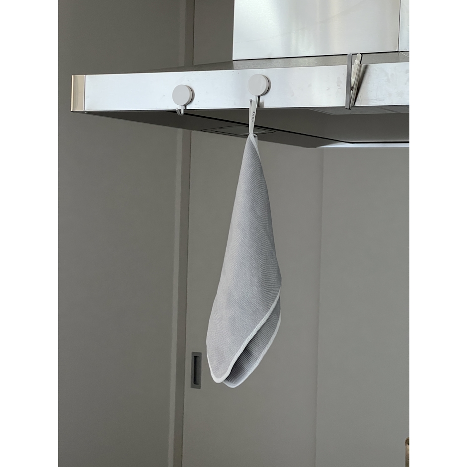 daily mukuri 《ハーフサイズ2枚セット》dailyオリジナル食器拭きクロスハーフサイズ!水滴をぐんぐん吸いとり、拭きあとも残らない、マイクロファイバークロス! 2枚目