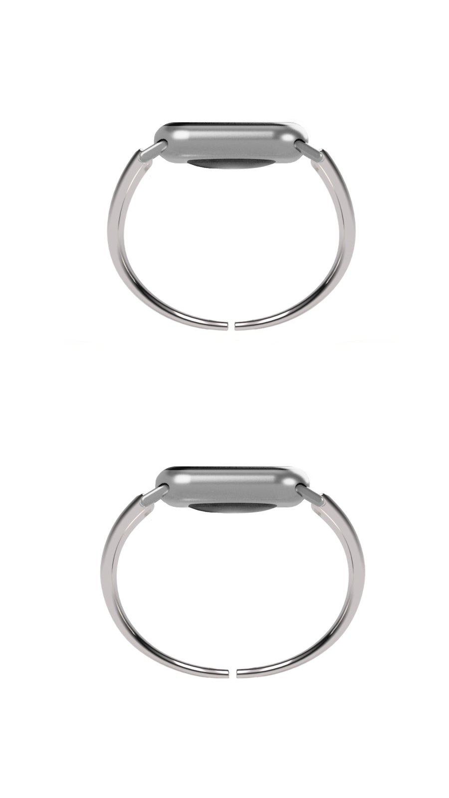 h'eres Apple Watch vintage - like silver band 10枚目