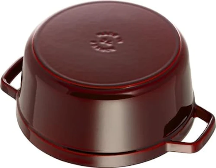 staub ストウブ 「 ピコ ココット ラウンド グレナディンレッド 24cm 」 大きい 両手 鋳物 ホーロー 鍋 IH対応 【日本正規販売品】 La Cocotte Round 40509-357 2枚目